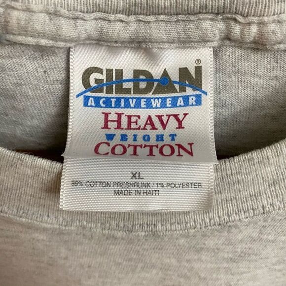 Gildan Activewear Men 2004 Grateful"Dead Sync Uncle Sam Skeleton T-shirt Gray XL - Picture 6 of 7